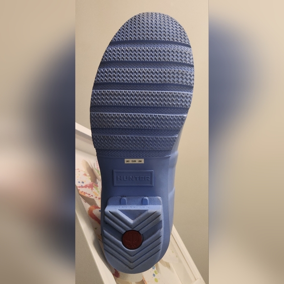 🔥 Hunter Women's Original Tall Gloss Rain Boots, blue, size 8 🔥 - Picture 10 of 10